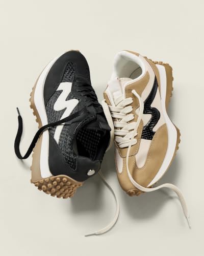 Image of Trendy Lace Up Fashion Sneakers for Women - Lightweight Womens Shoes 2026
