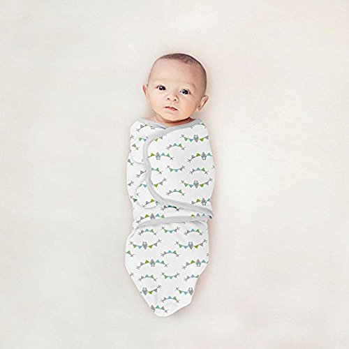 Summer Infant SwaddleMe Adjustable Infant Wrap, Banners
