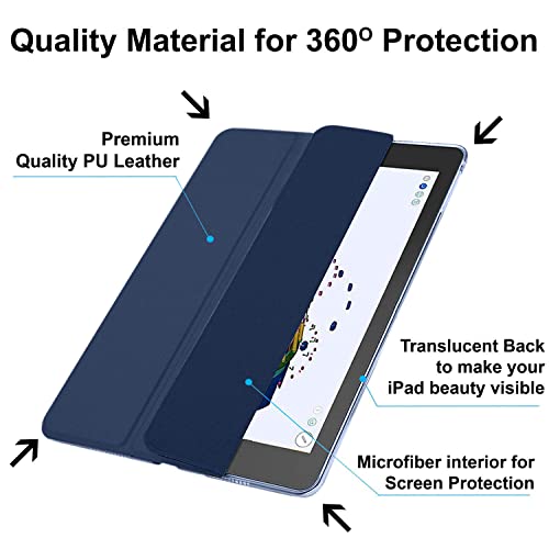 Image of DuraSafe Cases for iPad mini 1st Gen /Mini 2nd Gen /Mini 3rd Gen - 7.9 MGNV2HN /A MGYE2HN /A MGNR2HN /A ME276HN /A ME279HN /A ME277HN /A Ultra Slim Cover with Auto Sleep /Wake Function - Navy Blue