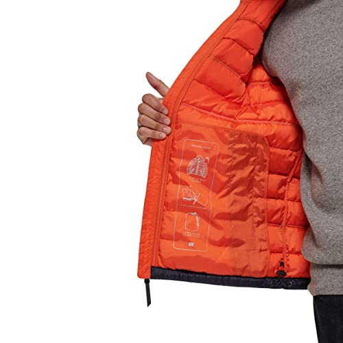 Image of Tommy Hilfiger Mens Embroidered Logo Puffer Jacket