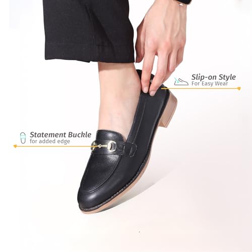 Image of YOHO Bliss Loafers for Women | Comfortable & Stylish Bellies | Fashion Moccasins with Footpharma Footbed | Slip-on for Casual & Formal Wear | 003