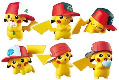 Amazon Co Jp ポケモンセンター フィギュアコレクション 帽子をかぶったピカチュウ 全6種セット Pikachu Album Collection ホビー