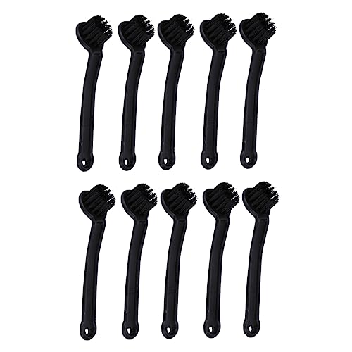 PRETYZOOM 10Pcs Flexible Cleaning Brush for Soymilk Machine and Juicer Long Handle Design for Easy Use for Food Processor Maintenance Black Color