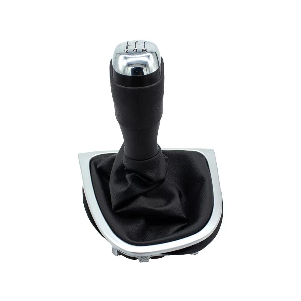 YDXHERTA 5 Speed Leather Gear Shift Knob Lever Shifter for Renault for Clio 2 II for Megane 2 II for Kangoo Auto Parts