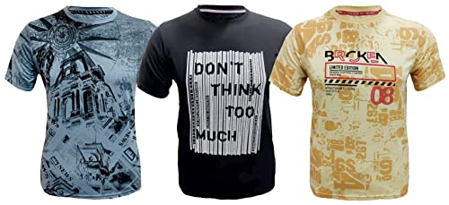 SHAUN Men T-Shirt (N704MN3_$1P_Pack of 3)