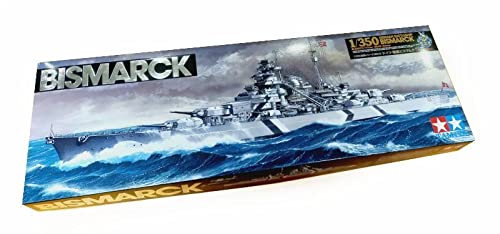 RCECHO Tamiya Militärmodell 1/350 Kriegsschiff Deutsches Schlachtschiff BISMARCK 78013