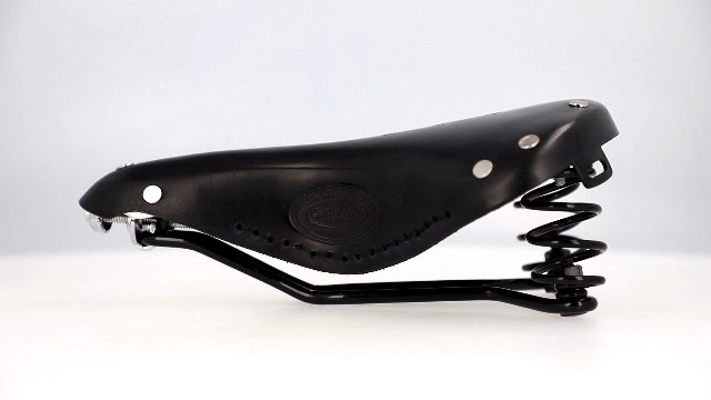 Selle Selle Vélo Cuir G. - Style Rétro Ville - Suspension Incluse Gusti Walter