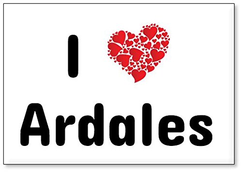 I Love Ardales, Fridge Magnet (Design 3)