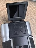 ZZSTAR Binoculars for Adults High Powered, 12x32 Binoculars with Camera, 2' LCD Display, 5MP 1080P Video Photo Recording, Large View for Bird Watching Hunting Travel with 32GB Card - Silver Black