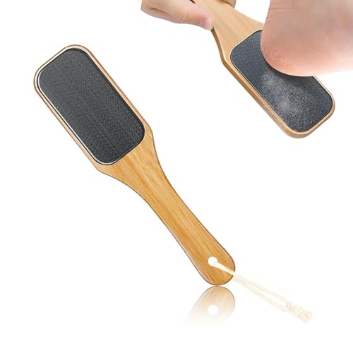 MYLERCT Râpe Pied, Nanoglass, Lime Pieds Pédicure, Grand Panneau Gratte Pied Peau Morte, avec Lanière et Long Manche, pour Soin et Massage des Pieds