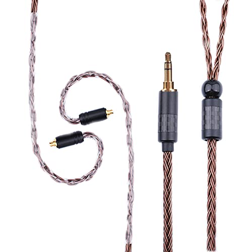 Câble écouteurs MMCX 3,5 mm anti-nœud FEDAI pour Shure 215 846 TIN T2