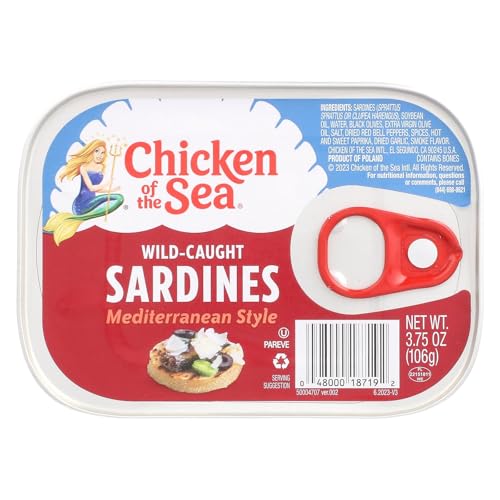 Chicken Of The Sea, Mediterranean Style Sardines, 3.75 Ounce