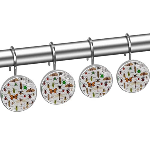 Crochets pour rideau de douche en acier inoxydable finition haute précision - 3