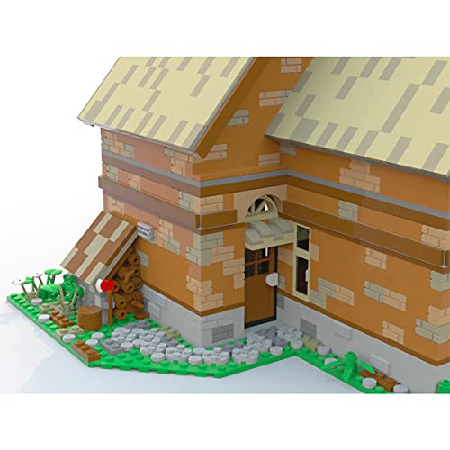 ITOP Modulares Haus Bausteine Satz, 3123+ Teile Modular Bauernhaus Building Blocks Model Kit Compatible with Lego… – Bild 4