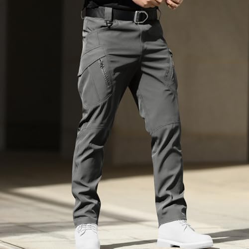 Cargo Pants for Men Relaxed Fit Stretch Waterproof Work Pant Outdoor Joggers Hiking Sweatpants with Multi Pockets2