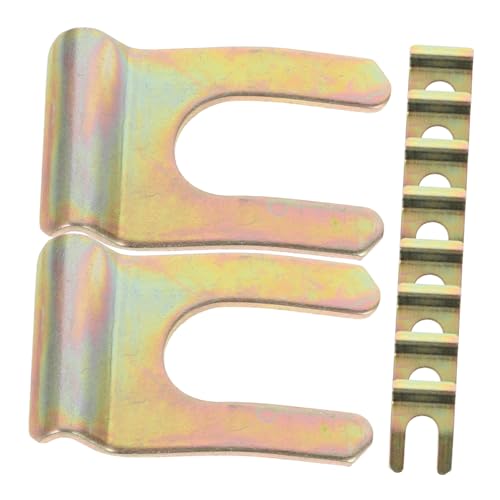 TOPPERFUN 10Pcs Brake Line Retainer Clips U Shaped Hose Retaining Clips for Secure Brake Pipe Positioning Durable Construction for Automotive Applications