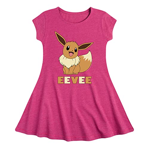 HYBRID APPAREL - Pokémon - Eevee - Youth Girls Fit and Flare Dress