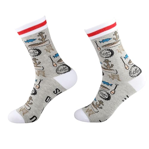ZJXHPO Lake Crew Sock Lake Lover Gift If You Can Read This I’m At The Lake Novelty Sock Lake Life Gift Camping Gift3