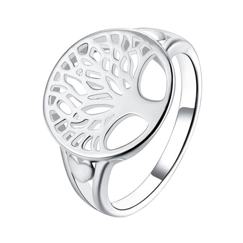 Bague arbre de vie argent 925 cadeau idéal pour l'anniversaire d'une femme