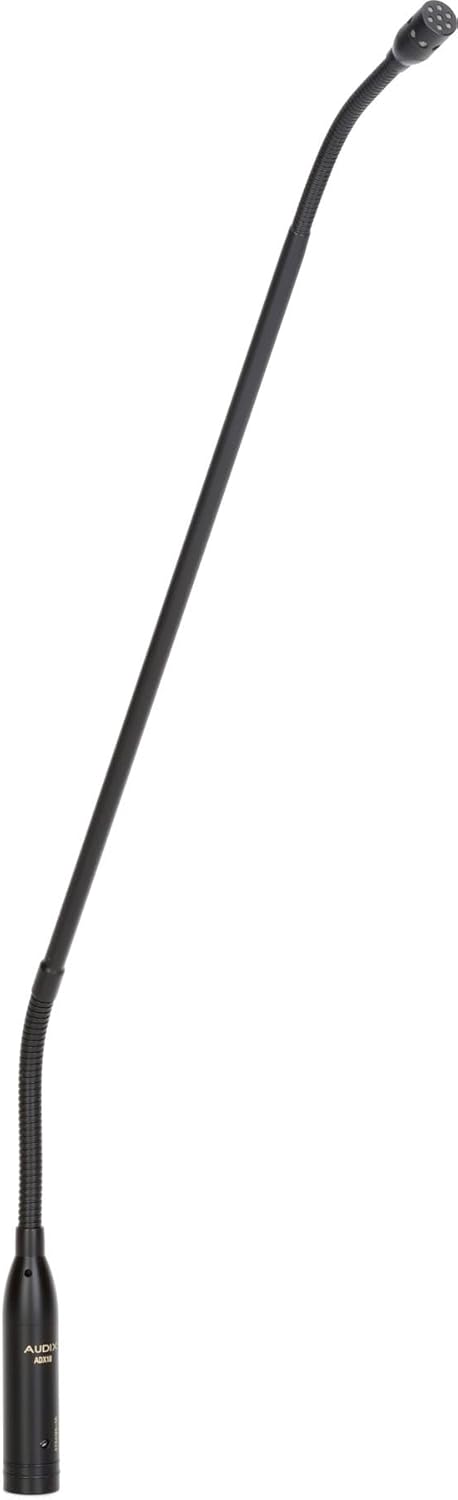 Audix ADX18 Professional Miniature Gooseneck Condenser Microphone for Podiums or Conference Rooms