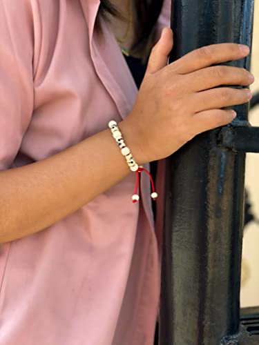 Tibetan Mala Carved Yak Bone Skull Wrist Mala/ Bracelet for Meditation BM-242