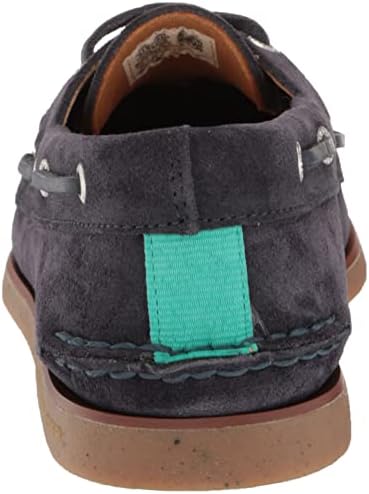 Sperry Men's Gold A/O 2-Eye Boat Shoe, Navy Suede, 9.5 | Image 2