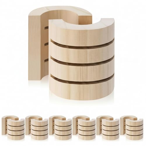 Mysora 6 Pcs Termite Bait Station Monitoring Wood Replacement Insert Termite Stakes Bait Stations Wood Bases for Garden, Farms Monitoring System Detects Activity No Termiticide Included