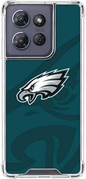 Skinit Clear Phone Case Compatible with Moto G 5G (2025) - Officially Licensed NFL Philadelphia Eagles Camo Design