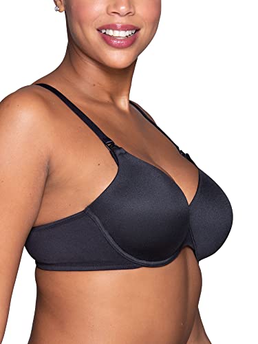Vanity Fair Womens Maternity Nursing for Breastfeeding Wireless Or Underwire Bra, Underwire - Black, 34D US - image 3