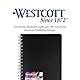 Westcott Spiralblock Notizbuch A5 kariert | 200 Seiten Ringbuch A5 perforiert mit Premium 80 g/m² Papier | Notizblock mit Spiralbindung | Collegeblock im stabilen Kunststoffcover | E-730891 00
