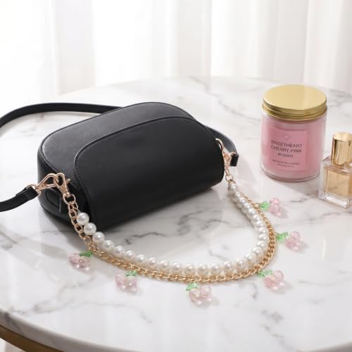 Cadenas de extensión doradas de repuesto para asas de bolsos OUNONA de mujer 8