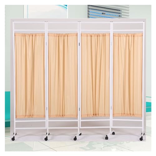 Paravent médical réglable et pliable cloison mobile 8 panneaux - 8