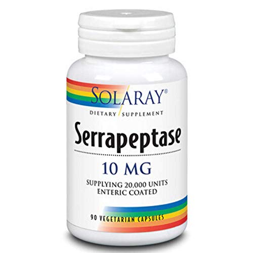 Solaray Serrapeptase 10 mg VCapsules | 90 Count