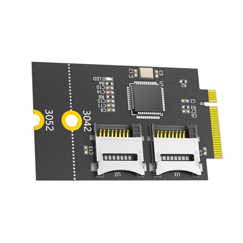 Double Memory Card To Key B Adapter Board 3042 3052 USB Bus Memory Card Controller Card