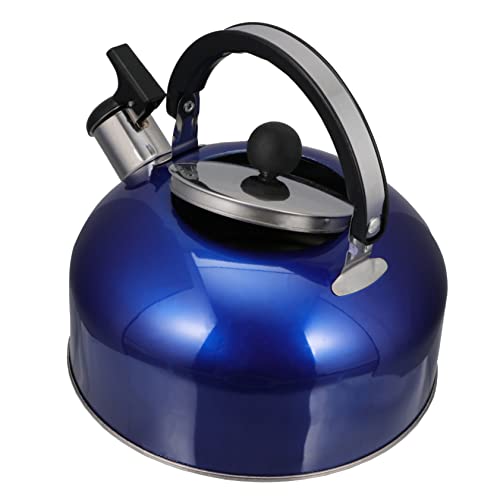 Alipis Hervidor de Silbante Inoxidable Cocina de Inducción y Gas Tetera con Ergonómico y Asas Cómodas Preparar y Otras Bebidas