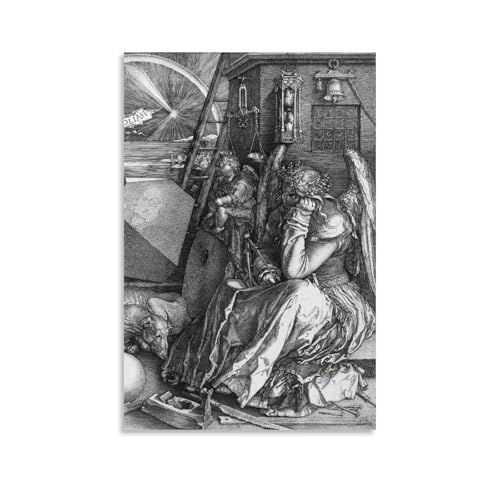 Toile Melencolia I Albrecht Dürer Art Mural Élégant Pour Salle À Manger
