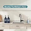 COHOSEGE Glass Soap Dispenser Set 2 Pack,16 Oz Dish Soap Dispenser for Kitchen Sink,Blue Kitchen Accessories and Kitchen Decor,Blue Decorations and Kitchen Utensils for Kitchen #3