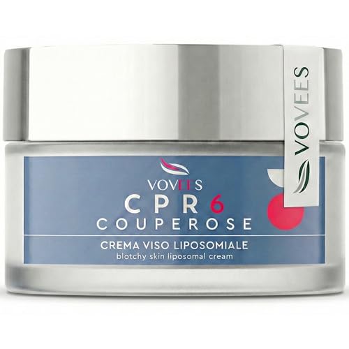 VOVEES CPR6 Crema Facial para Cuperosis y Rosácea, Alivio Instantáneo de Rojeces, 6 Activos...