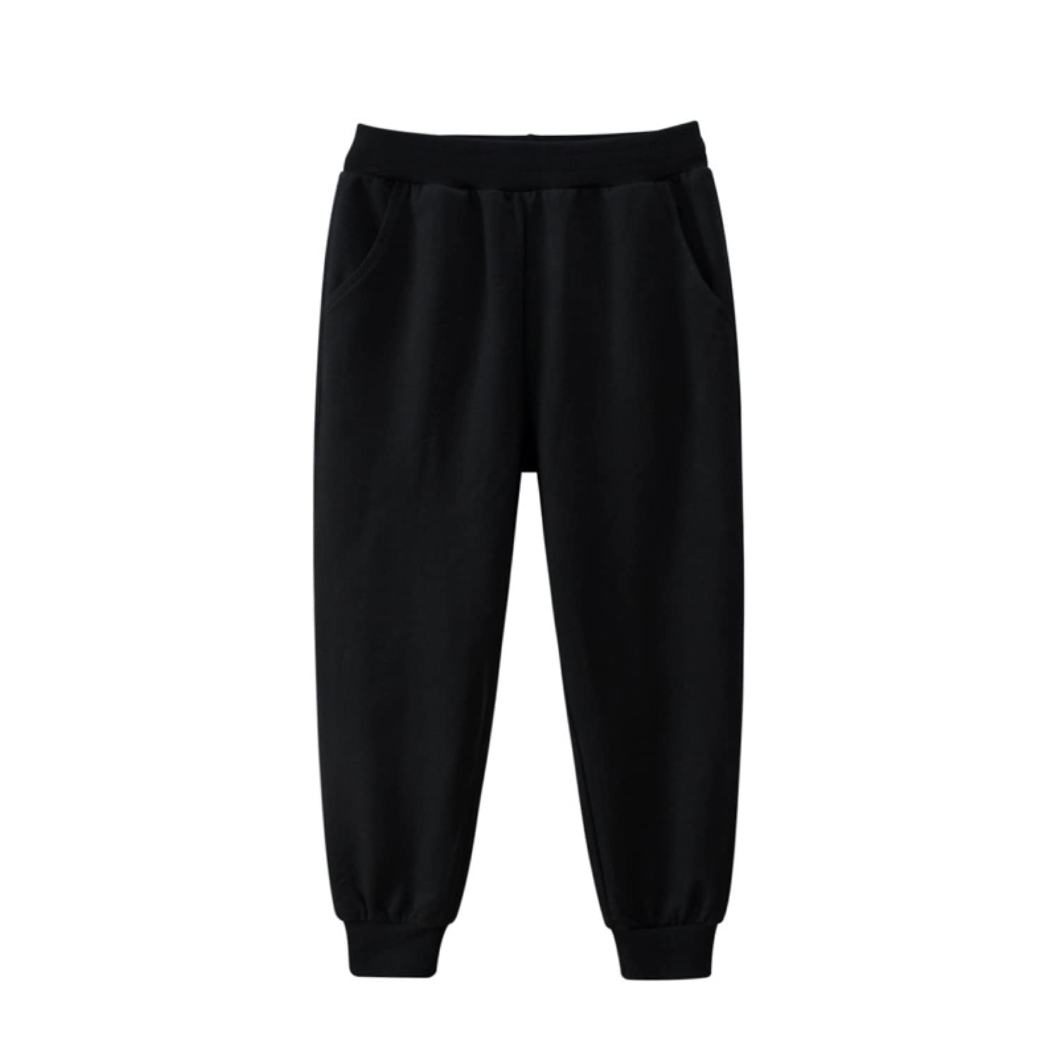 LeeXiangBoy's Cotton Sweatpants Kids Jogger Active Athletic Pants, Age (7-14Years)