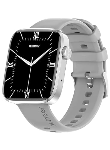 Image of NUMBER Dialfit Pro Max Bluetooth Calling Smart Watch, 1.91 inch Large Edge-to-Edge Display, Always On, 600 Nits Brightness,Heart Rate, Blood Pressure, SPO2, IP68, 7 Days Battery,Metallic Body (Gold Brown)