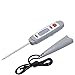 Taylor Pro – Termómetro Digital de Cocina, Sonda de Temperatura para Carne con Funda Protectora Antimicrobiana, Plástico/Acero Inoxidable, Color Gris, 18 cm