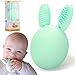 Bunny Eggy Baby Teething Toy Infant Teether Rabbit Egg Rattle Toy Teething Pain Relief for Babies Boys Girls - Mint