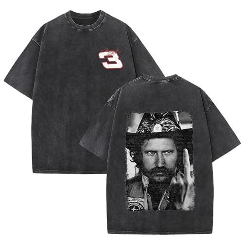 Dales Shirt Vintage Washed Raises Racing Middle Finger Earnhardts Hells Merch Tshirt Praises Tees for Fans Black