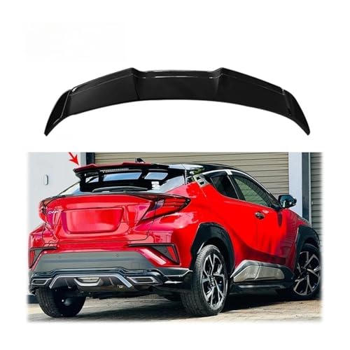 改造ルーフスポイラー リアウィング 交換パーツ スプリッター デフレクター ブーツ リップ ボディキット アクセサリー TOYOTA CHR C-HR 2016-2022 対応(Carbon Look)