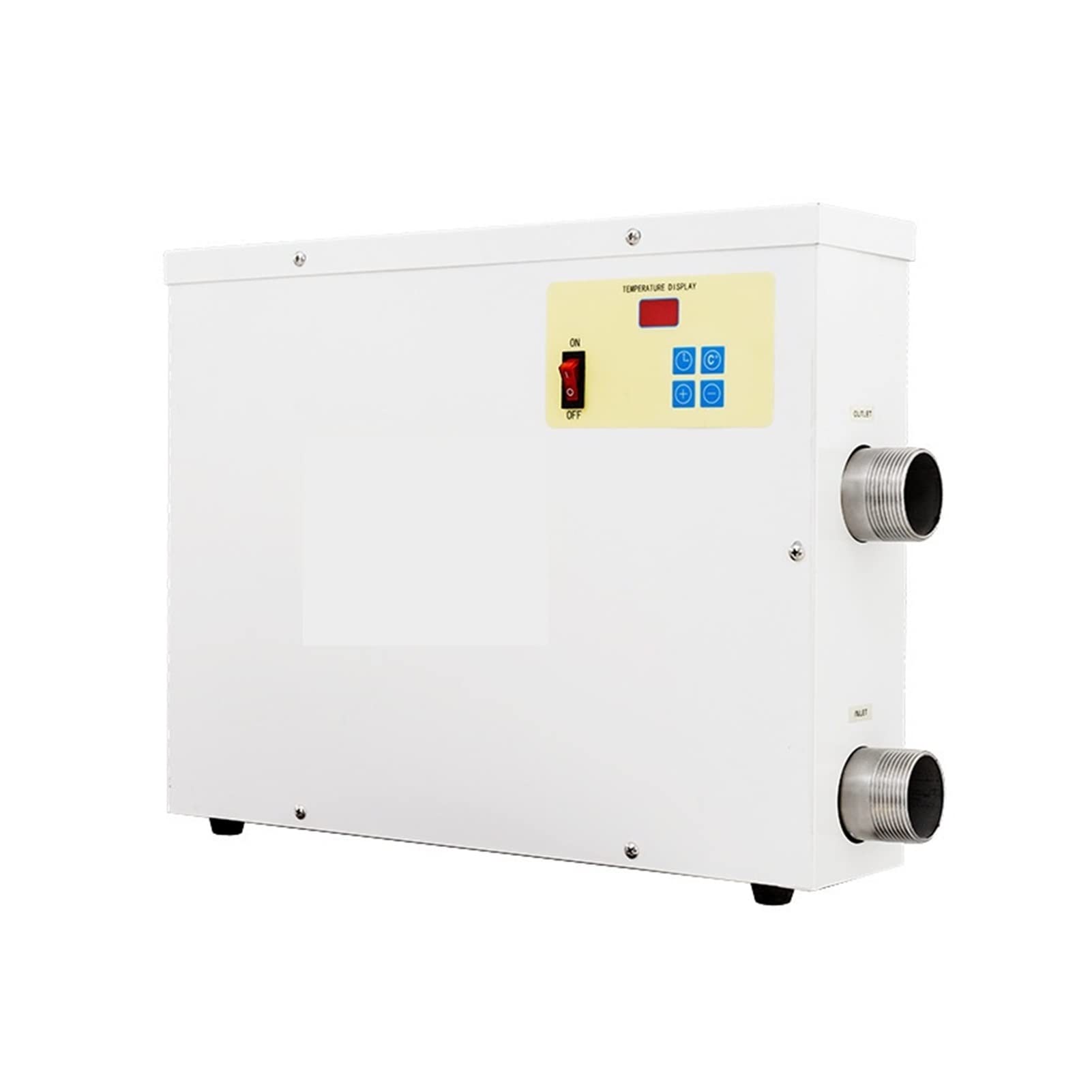 CUDTAPI Pool Heater 5.5kw-15kw Swimming Pool Electric Heater Constant Temperature Swimming Pool Heater SPA Hot Tub Bathtub Heating Adjustable Temperature Pool Heat Pump(PHS-15)