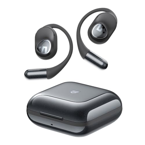 Image of Concept Kart Sound peats Gofree 2+ Wireless Open Ear Earphone True Wireless with 39hrs Playtime, Dual ENC Mic, Gaming Mode, App Control, Bluetooth 5.3 Type C Fast Charging, IPX5 Waterproof (Black)
