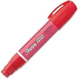 Sharpie Poster Paint Marker,Bold,Nontoxic,Fade/Water Resistant, Red (37219)