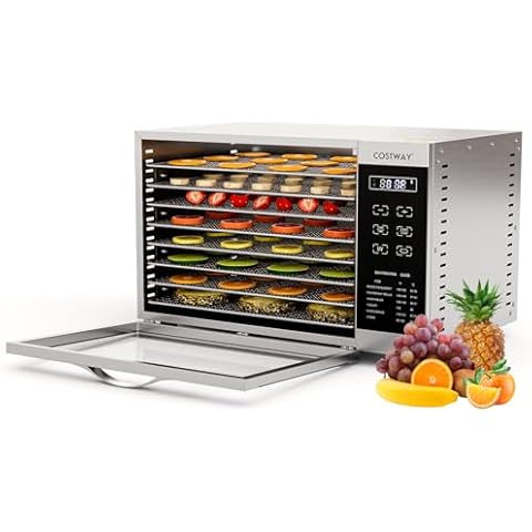 Déshydrateur Alimentaire COSTWAY Inox Cover