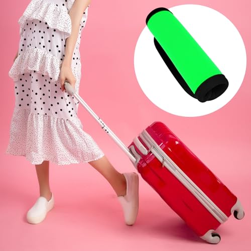 2 Pcs Luggage Handle Wraps, 5.5 x 6 Inches Luggage Identifiers for Suitcases Airplane Cruise Travel4
