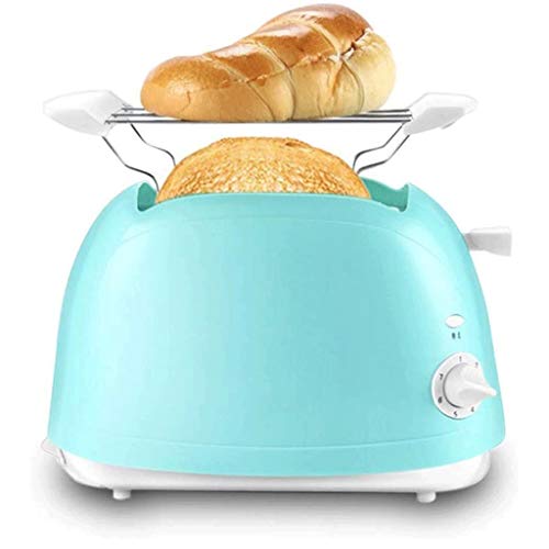 NXYJD Toaster 2-Scheiben, Retro- kleine Toaster mit Bagel, Abbrechen, Compact Edelstahl Toaster for Brot Waffeln
